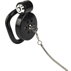 CockLock Cage avec laisse Leashidy 2.5 x 3.8 cm Noire